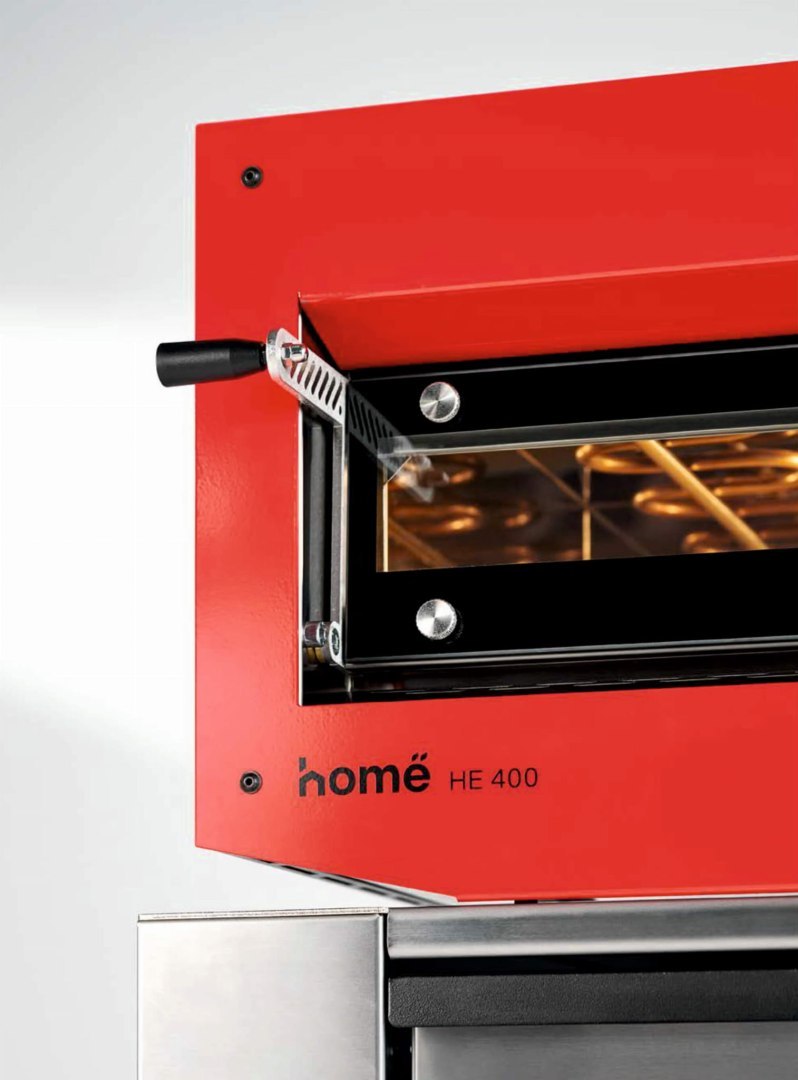 Piec do pizzy jednokomorowy dotykowy 400x400 mm Żółty Resto Quality Cuppone HE400/1 TS/FY